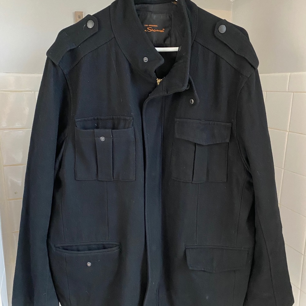 Ben Sherman Winter Jacket Military Style Size 2XL